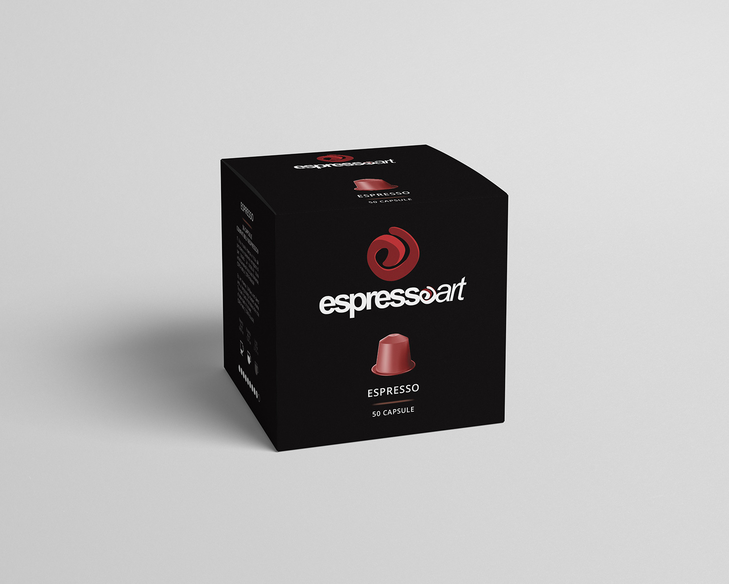 Progetto grafico per packaging scatola Caffè a Brescia