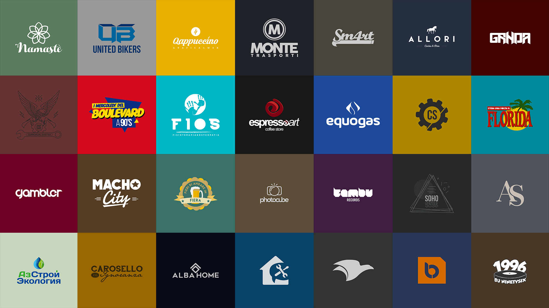 Logo design / Brand id – Varie realizzazioni